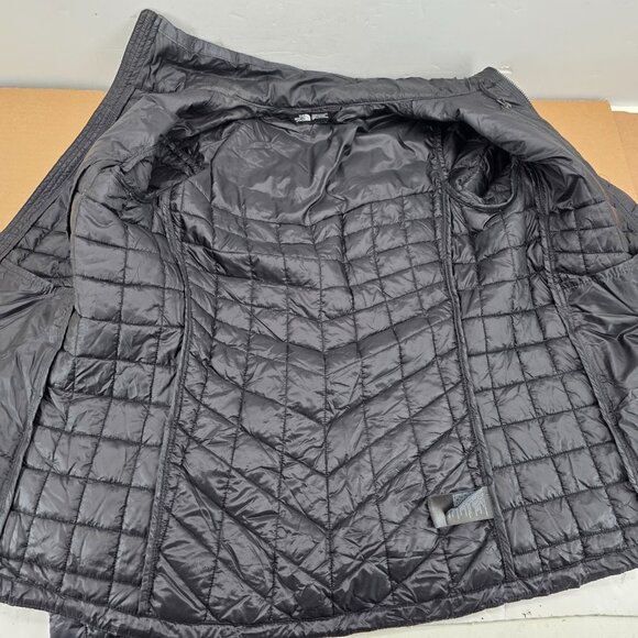 The North Face Women’s Thermoball Eco Quilted Puffer Jacket Black Size Small - Picture 10 of 13